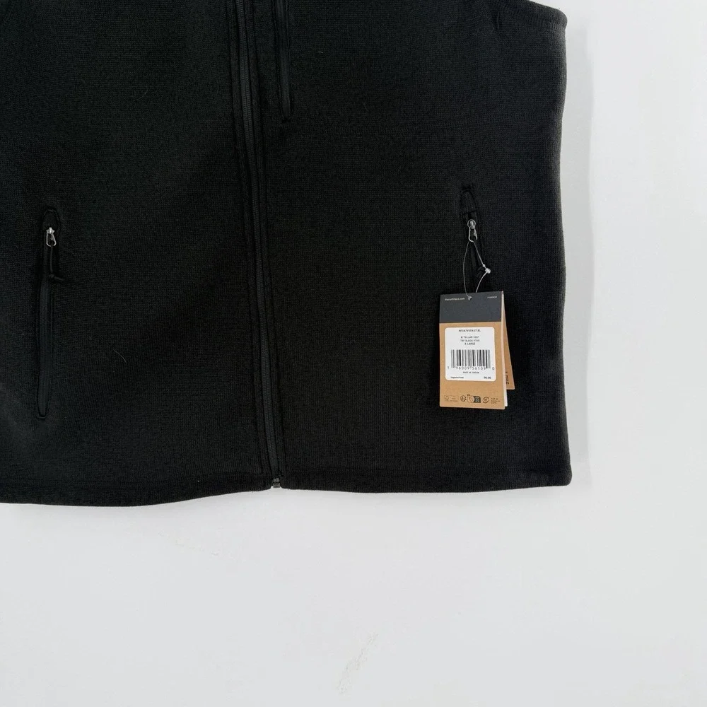 The North Face Tsillan NF0A7V5EKS7 Vest‎ Men XL Black Heather Full Zip SGN1614